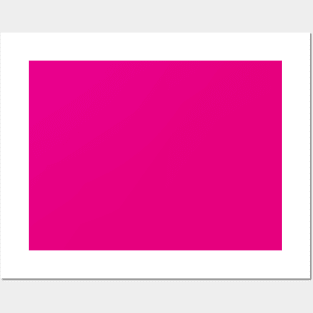 Hot Pink | Plain Hot Pink | Solid Hot Pink | Solid Color | Posters and Art